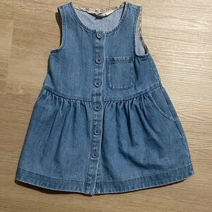 Mini Boden Blue Denim Sleeveless Dress